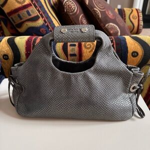 Kate Spade Like-new Snake-embossed Leather Hobo Handbag